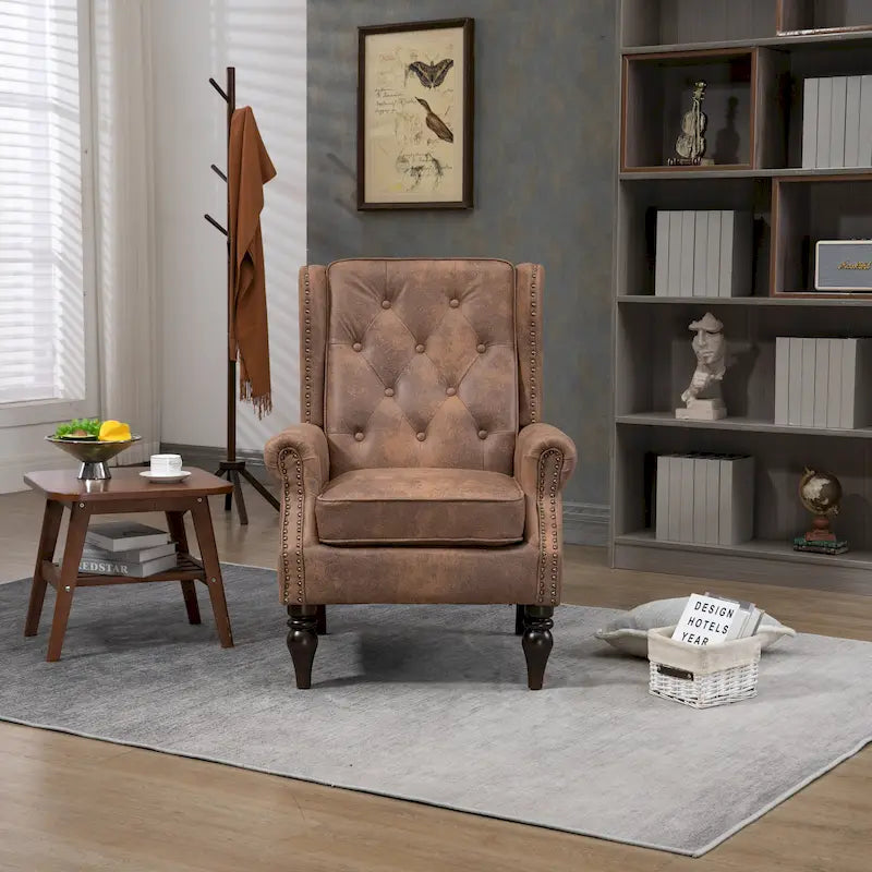 Poltroncina imbottita con braccioli