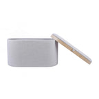 Pouf Contenitore con Vassoio Reversibile