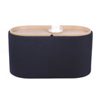 Pouf Contenitore con Vassoio Reversibile