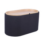 Pouf Contenitore con Vassoio Reversibile