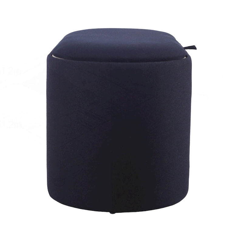 Pouf Contenitore con Vassoio Reversibile