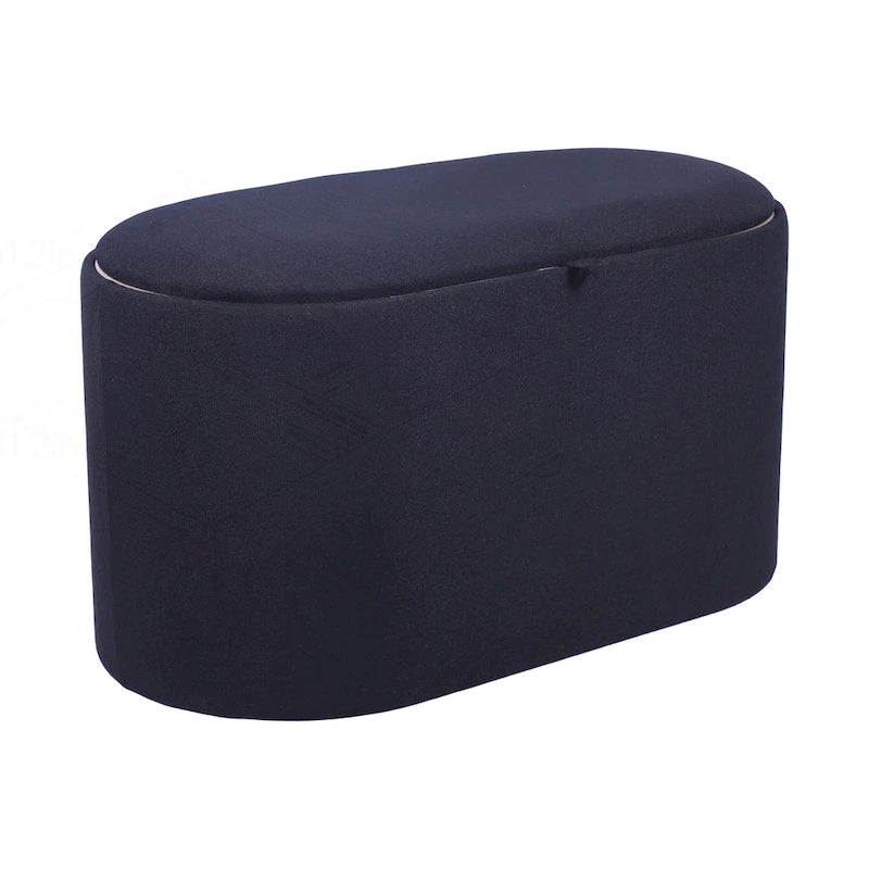 Pouf Contenitore con Vassoio Reversibile