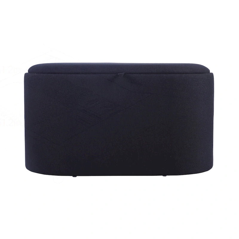 Pouf Contenitore con Vassoio Reversibile
