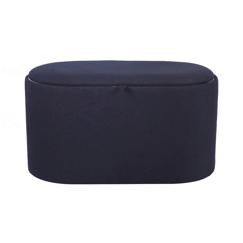 Pouf Contenitore con Vassoio Reversibile