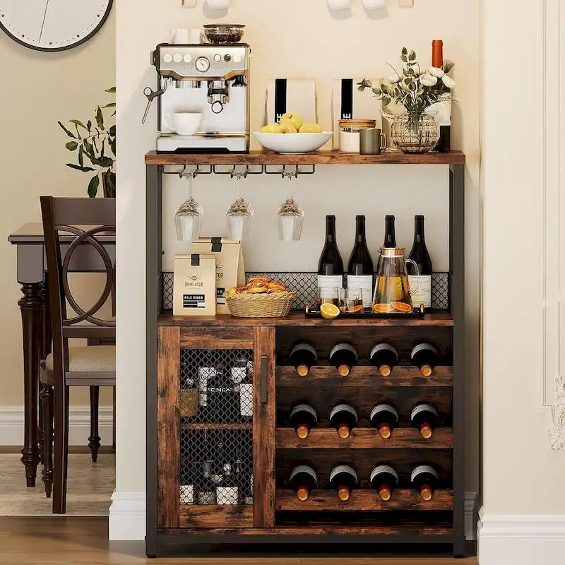 Mobile Bar Portabottiglie con Luce