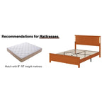 Letto a piattaforma Queen Size con testiera in legno, illuminazione a LED e porte di ricarica USB