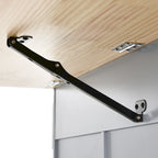 Carrello da Cucina con Isola e Ante a Ribalta, Ruote Bloccabili, 133,9 cm L