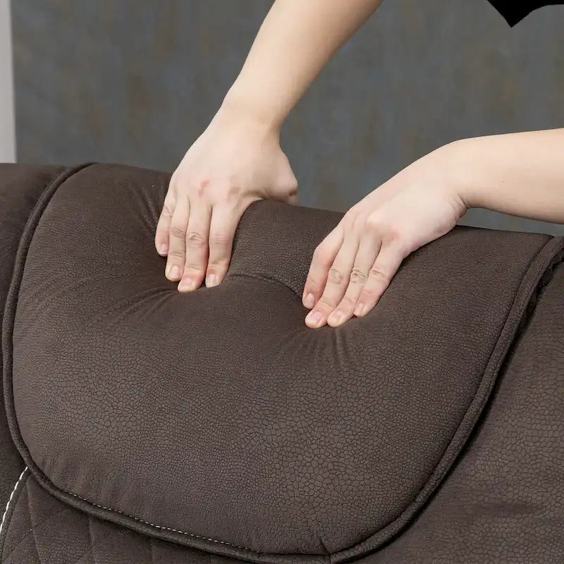 Poltrona Reclinabile Elettrica Extra Large con Massaggio e Riscaldamento, Portata 180 kg