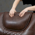 Poltrona Reclinabile Elettrica Extra Large con Massaggio e Riscaldamento, Portata 180 kg