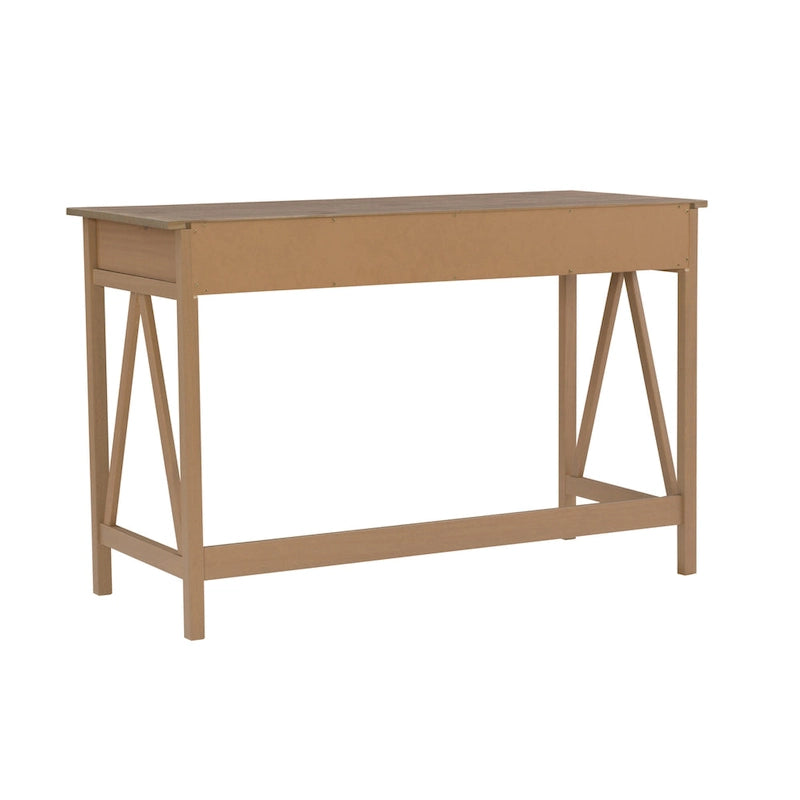 Scrivania con cassetto finitura Driftwood - 46L x 30A x 20P