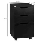 Classificatore mobile a 3 cassetti con rotelle