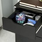 Classificatore mobile a 3 cassetti con rotelle