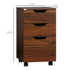 Classificatore mobile a 3 cassetti con rotelle