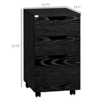 Classificatore mobile a 3 cassetti con rotelle