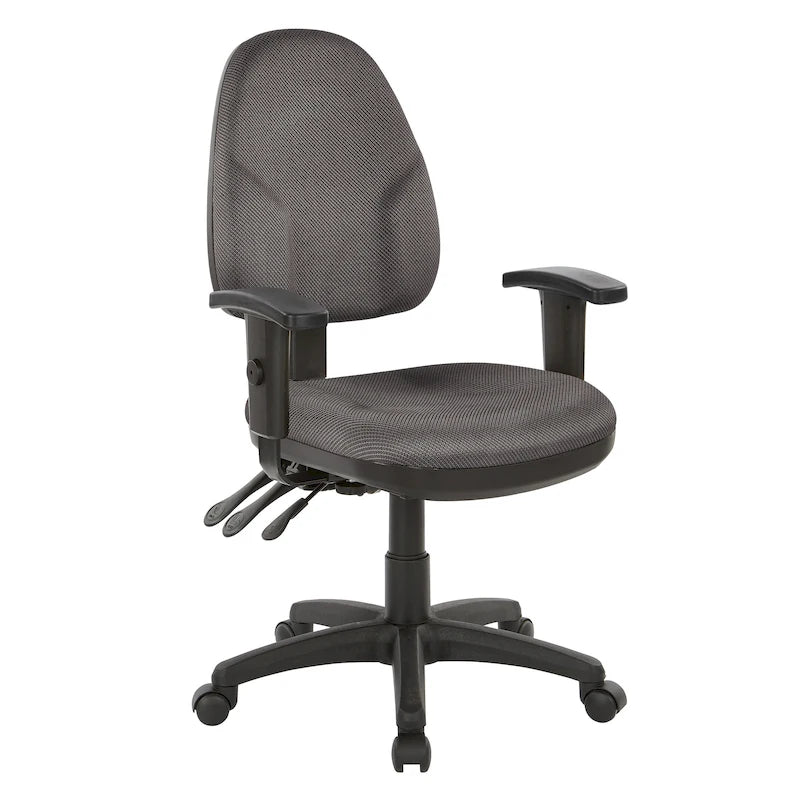 Sedia da ufficio ergonomica con altezza dello schienale e dei braccioli regolabile