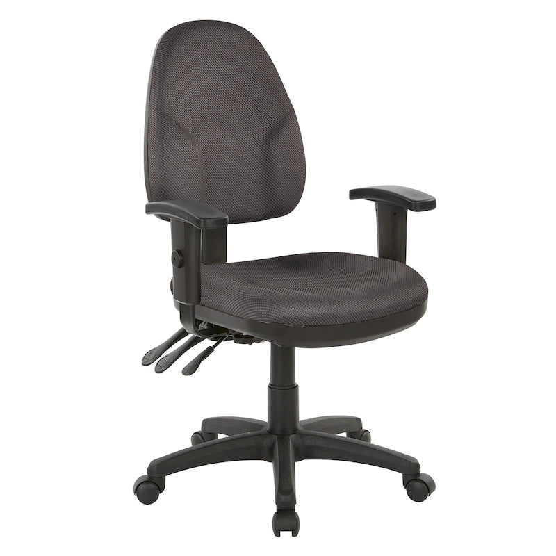 Sedia da ufficio ergonomica con altezza dello schienale e dei braccioli regolabile