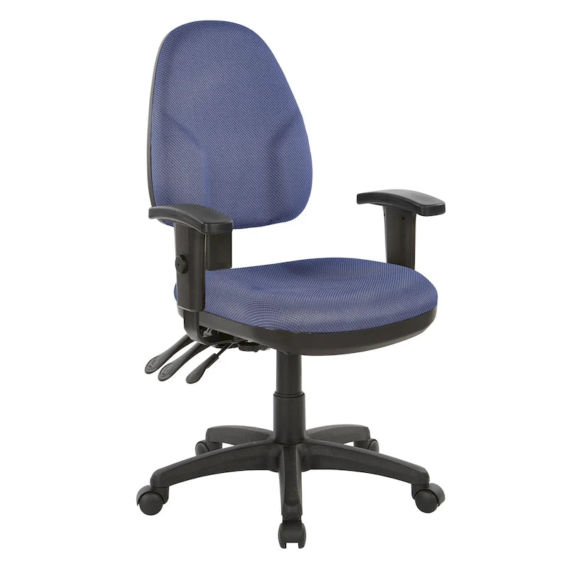 Sedia da ufficio ergonomica con altezza dello schienale e dei braccioli regolabile
