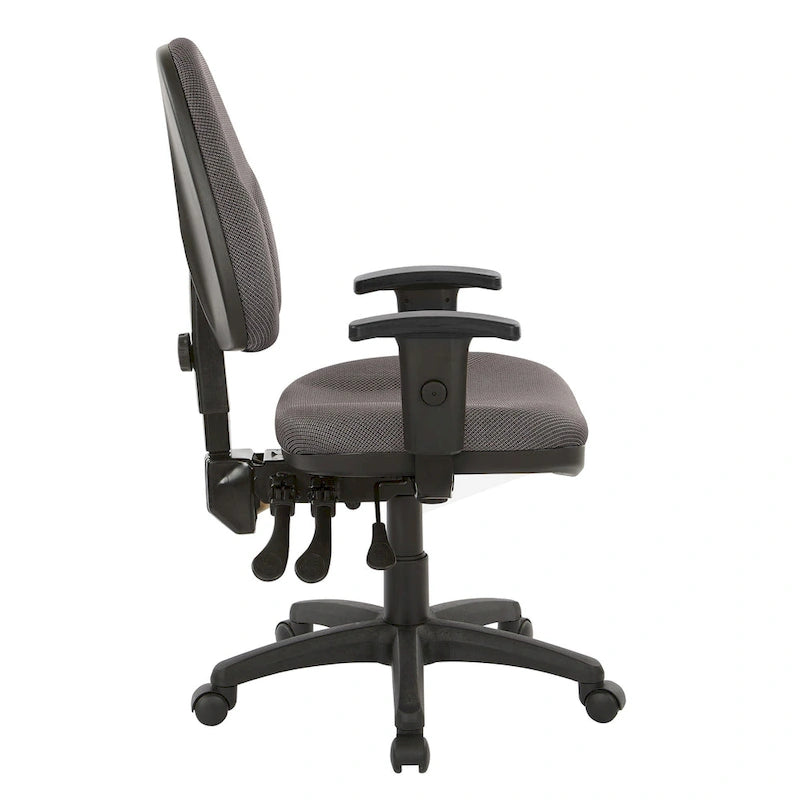 Sedia da ufficio ergonomica con altezza dello schienale e dei braccioli regolabile