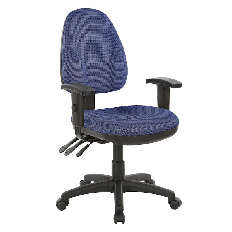 Sedia da ufficio ergonomica con altezza dello schienale e dei braccioli regolabile