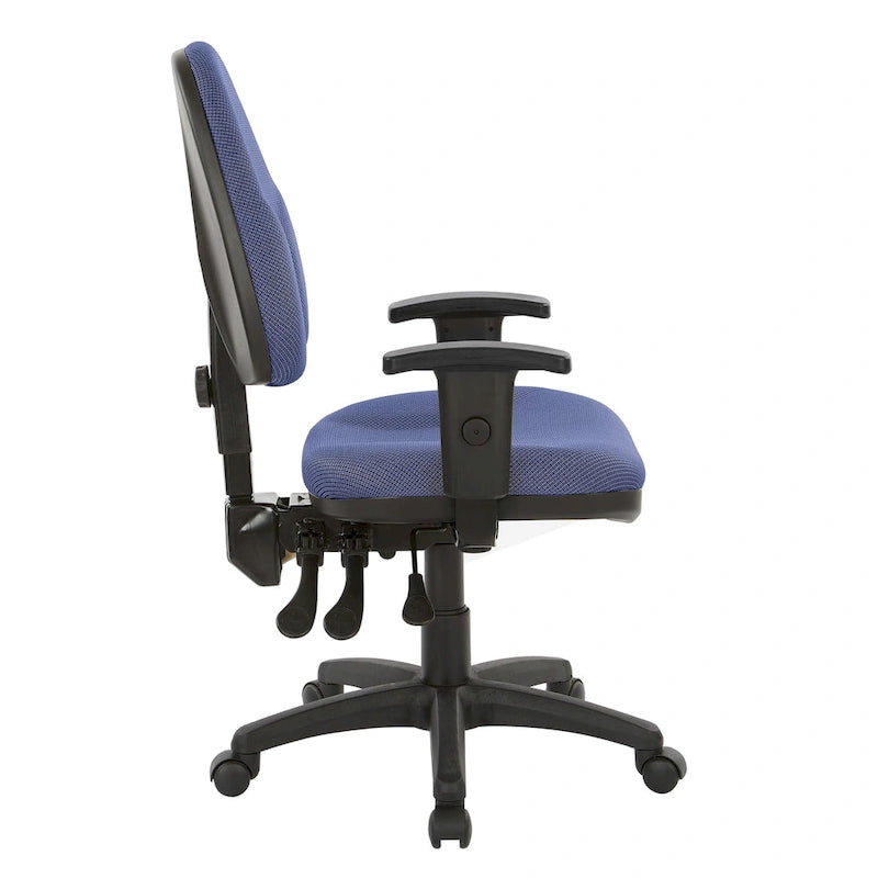 Sedia da ufficio ergonomica con altezza dello schienale e dei braccioli regolabile