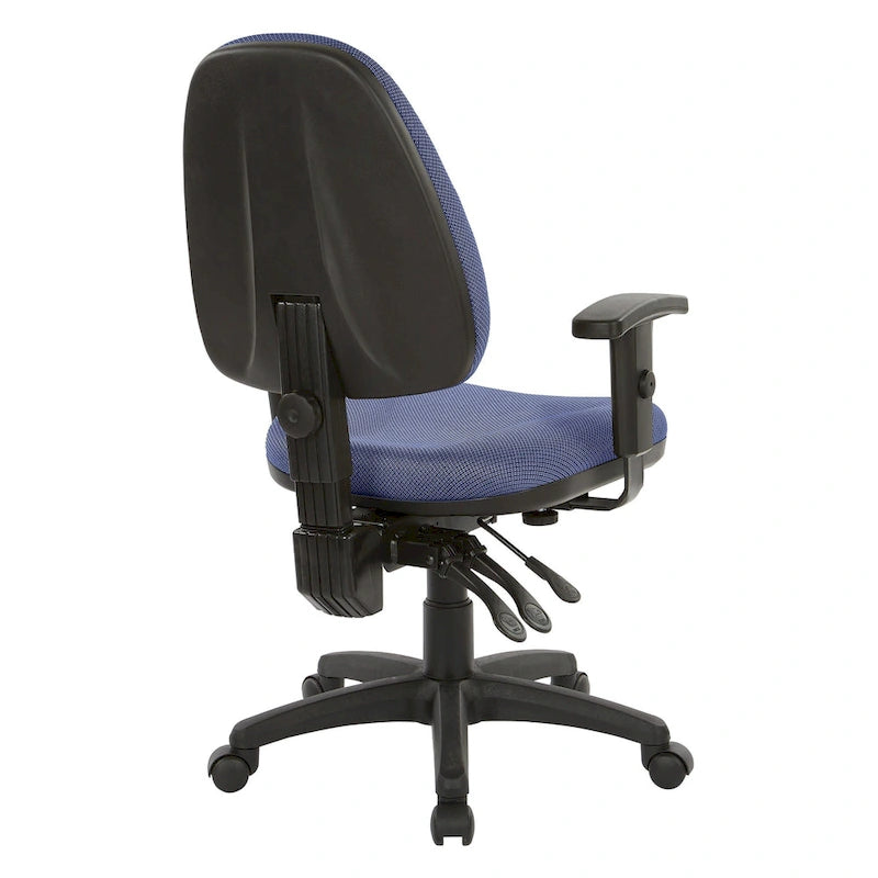 Sedia da ufficio ergonomica con altezza dello schienale e dei braccioli regolabile