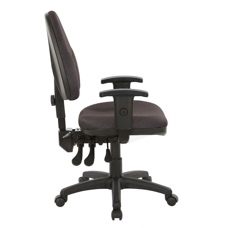 Sedia da ufficio ergonomica con altezza dello schienale e dei braccioli regolabile