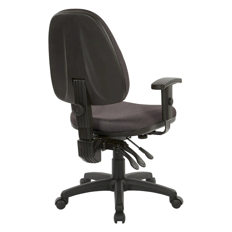 Sedia da ufficio ergonomica con altezza dello schienale e dei braccioli regolabile
