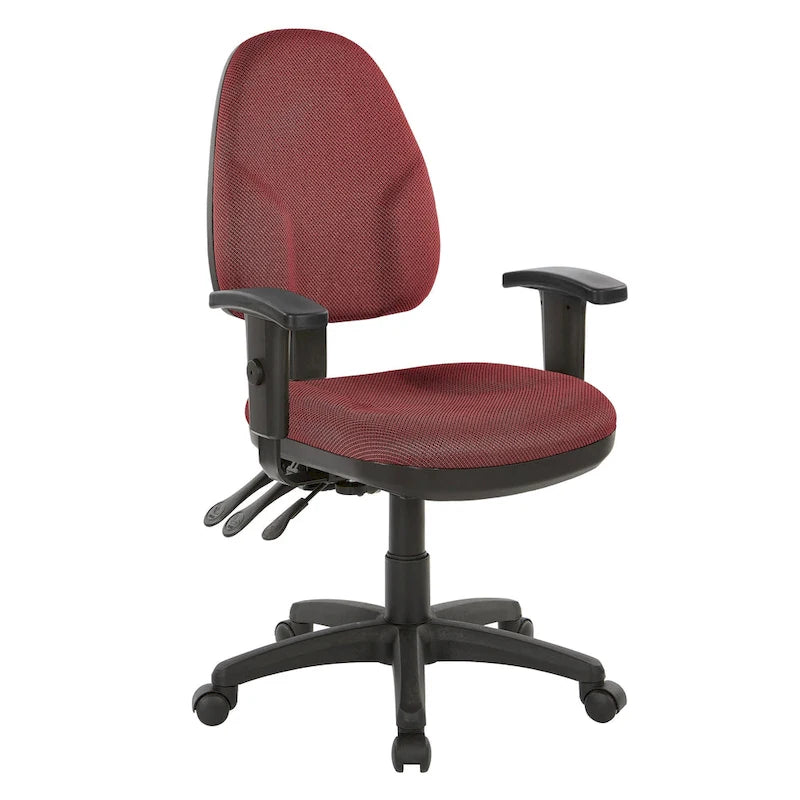 Sedia da ufficio ergonomica con altezza dello schienale e dei braccioli regolabile