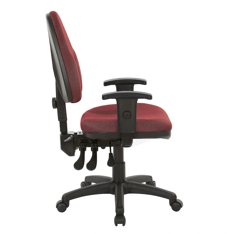 Sedia da ufficio ergonomica con altezza dello schienale e dei braccioli regolabile