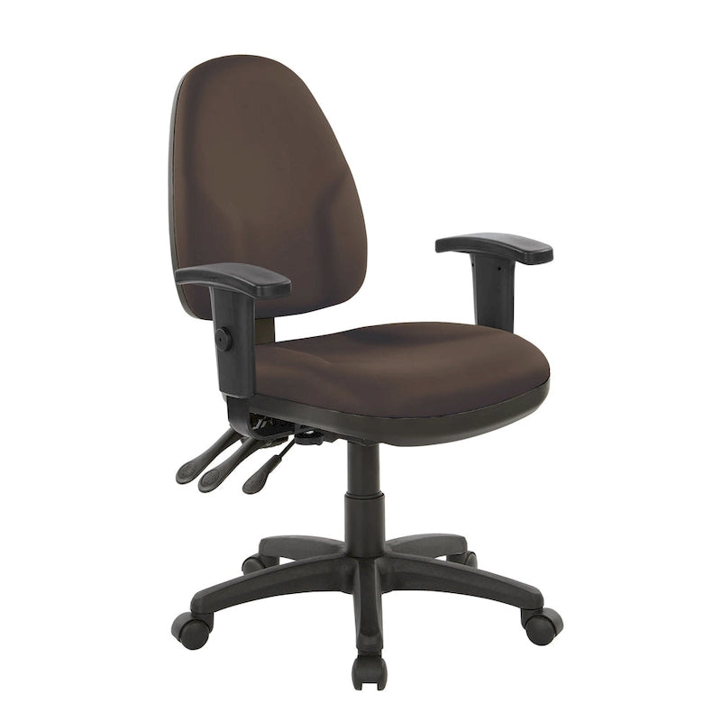 Sedia da ufficio ergonomica con altezza dello schienale e dei braccioli regolabile