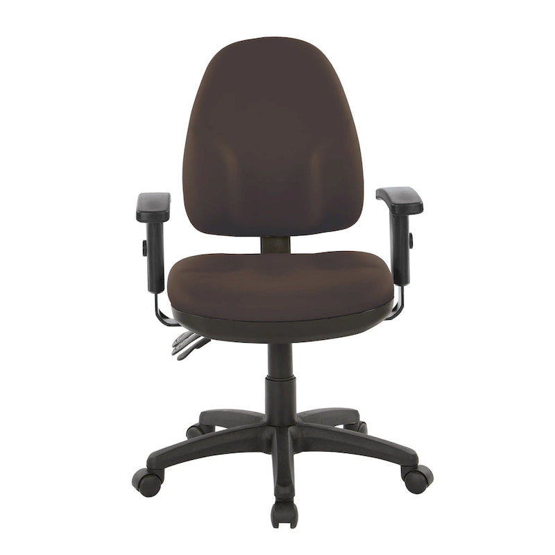 Sedia da ufficio ergonomica con altezza dello schienale e dei braccioli regolabile