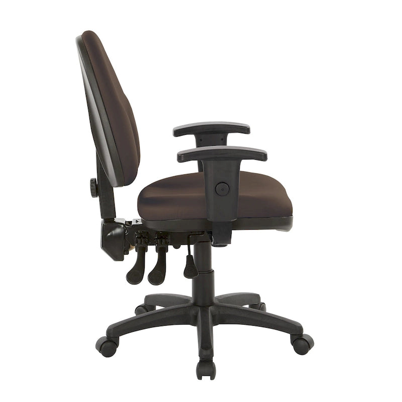 Sedia da ufficio ergonomica con altezza dello schienale e dei braccioli regolabile