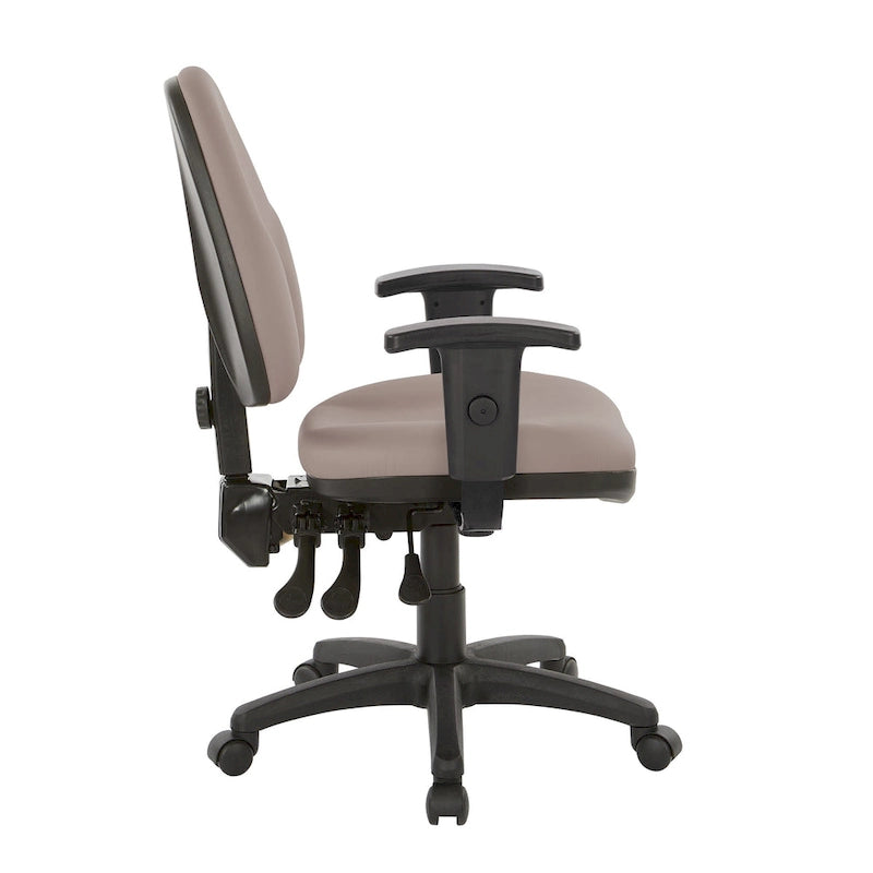 Sedia da ufficio ergonomica con altezza dello schienale e dei braccioli regolabile