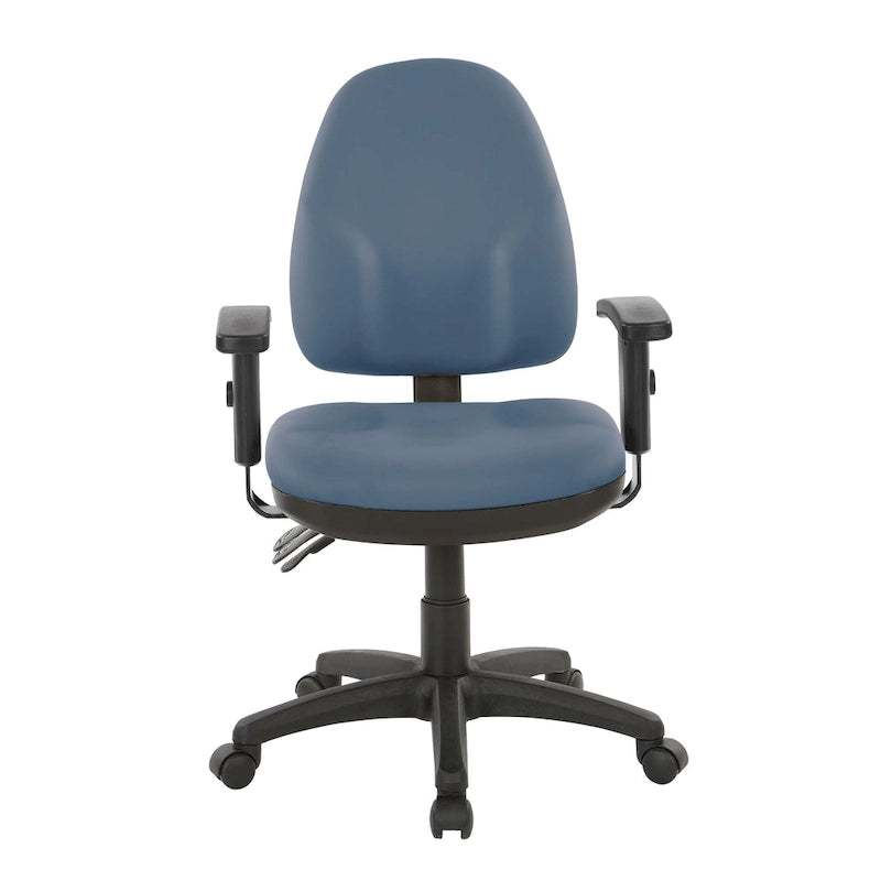 Sedia da ufficio ergonomica con altezza dello schienale e dei braccioli regolabile