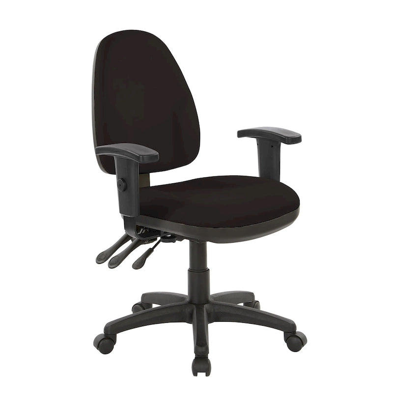 Sedia da ufficio ergonomica con altezza dello schienale e dei braccioli regolabile