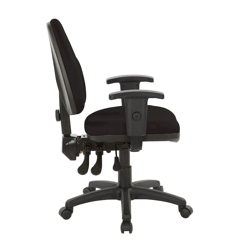 Sedia da ufficio ergonomica con altezza dello schienale e dei braccioli regolabile