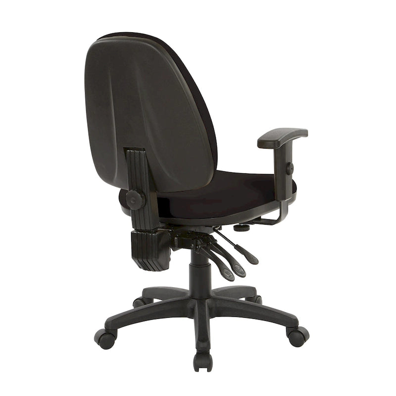 Sedia da ufficio ergonomica con altezza dello schienale e dei braccioli regolabile