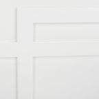 Comodino a 2 cassetti Bianco e Oro