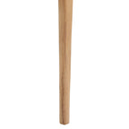 Sedia da pranzo con seduta in vimini e schienale in legno intagliato, 53 cm L x 46 cm P x 79 cm H