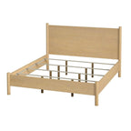 Letto a piattaforma con gambe arrotondate