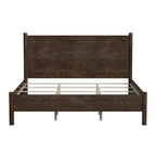 Letto a piattaforma con gambe arrotondate