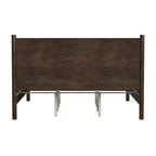Letto a piattaforma con gambe arrotondate