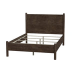 Letto a piattaforma con gambe arrotondate