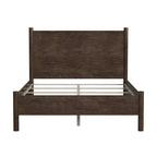 Letto a piattaforma con gambe arrotondate