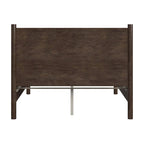 Letto a piattaforma con gambe arrotondate