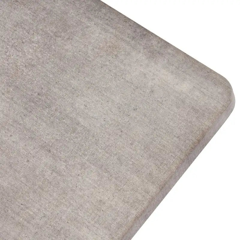 Tavolo da pranzo alto con gambe in legno di hevea e piano laminato